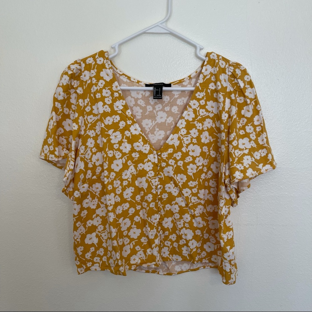 Forever 21 Floral Top